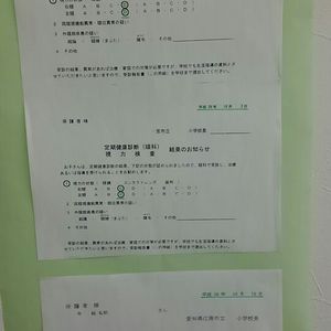 就学前検診で視力が悪いのがわかり入会