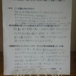 １ヶ月くらいで視力が0.2➜0.7に！喜びの声