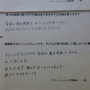 仮性近視コーストレーニング代金　１０.８００円ＯＦＦ　只今１６.２００円⇒５.４００円